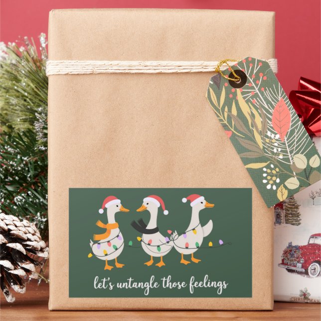 Adesivo Retangular Pato Donald ABA Natal Terapeuta ABA BCBA (Feriado)