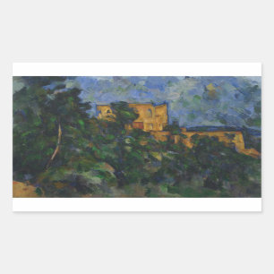 Adesivo Retangular Paul Cezanne - Chateau Noir
