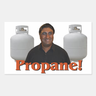 Adesivo Retangular Paul Lall - Propane Sticker!