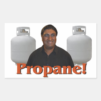 Adesivo Retangular Paul Lall - Propane Sticker!