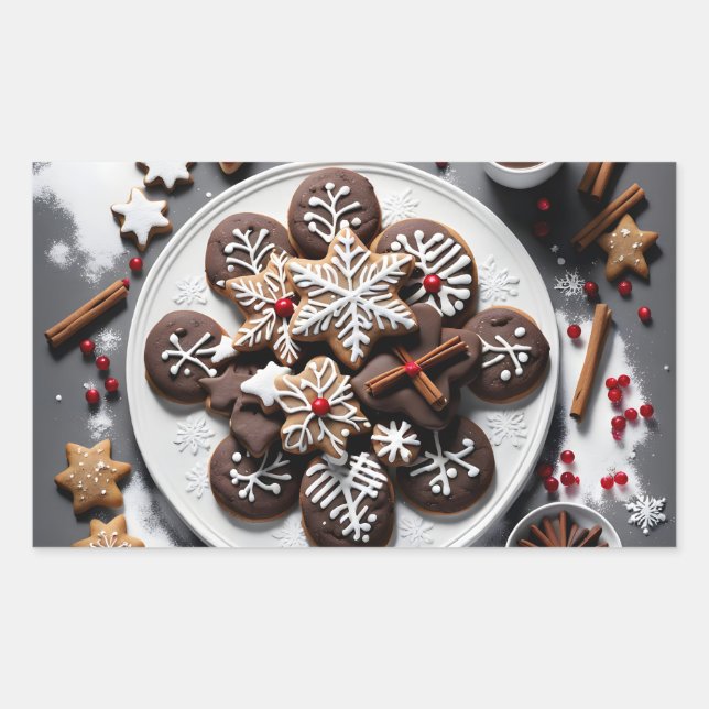 Adesivo Retangular Pegatina navidad 1 - 001 (Frente)