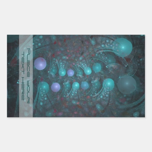 Adesivo Retangular Pele da alienígena 001 (Frente)