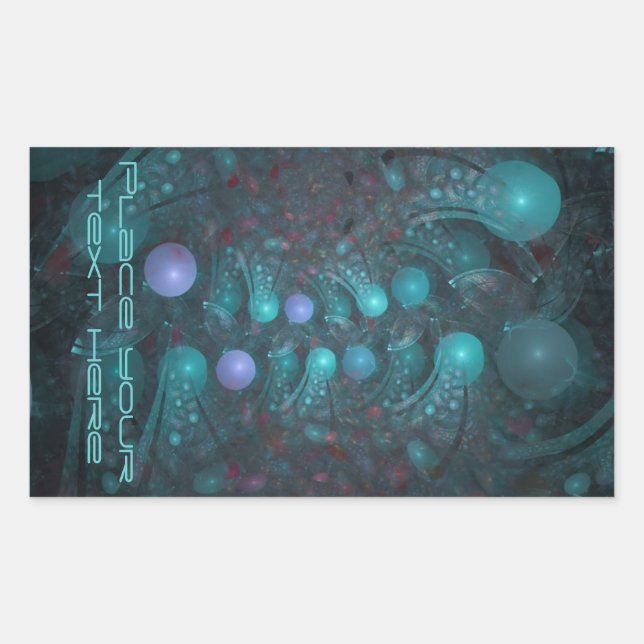 Adesivo Retangular Pele da alienígena 001 (Frente)