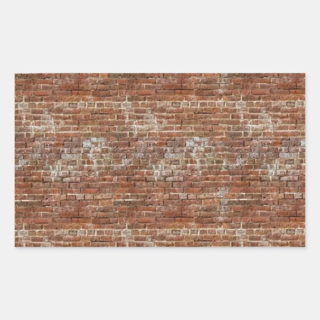 Adesivo Retangular Penhadores - Parede Vermelha (Frente)