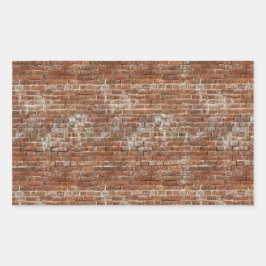 Adesivo Retangular Penhadores - Parede Vermelha