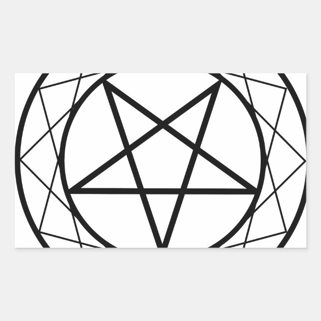 Adesivo Retangular Pentágono (Frente)