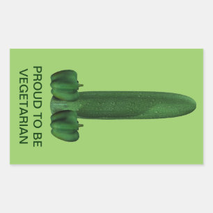 Adesivo Retangular Pepino E Pimentões
