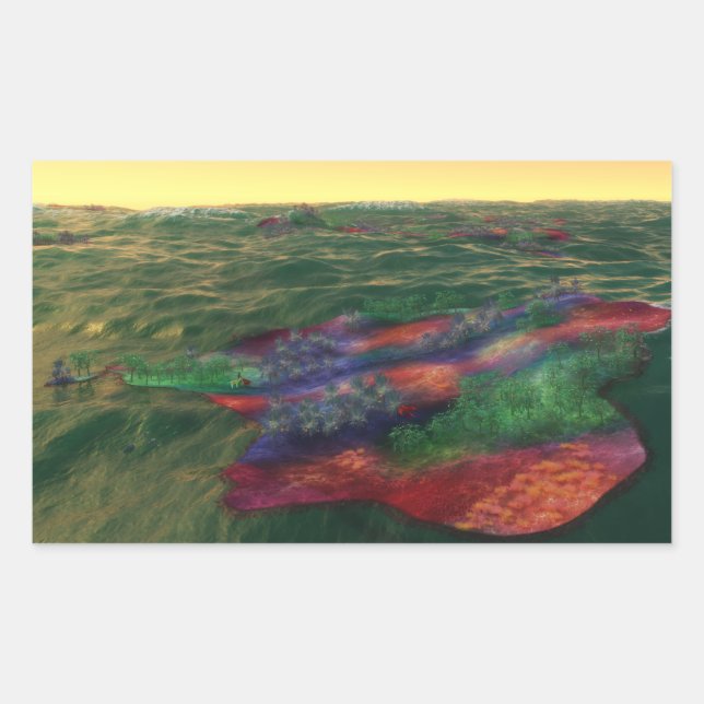 Adesivo Retangular Perelandra Stickers (Frente)