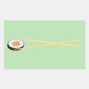 Adesivo Retangular Perfeito Sushi I
