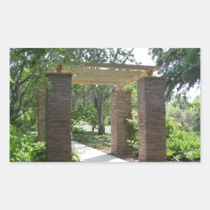 Adesivo Retangular pergola no caminho