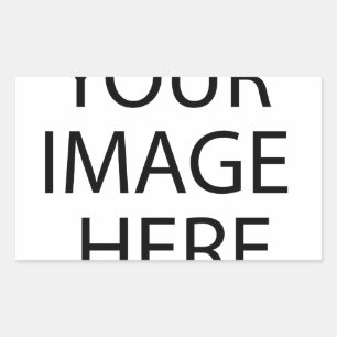 Adesivo Retangular Personalizado Personalizado Sua Própria Fotografia