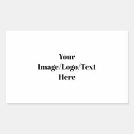 Adesivo Retangular Personalizar ou personalizar