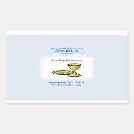 Adesivo Retangular Personalizar, primeiro órgão comunitário e sangue