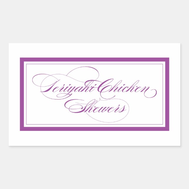 Adesivo Retangular Personalizar_Teriyaki Galinhas (Frente)