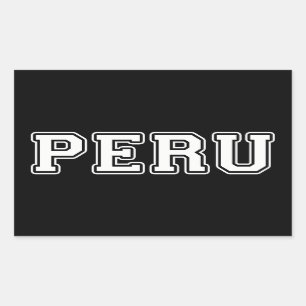 Adesivo Retangular Peru