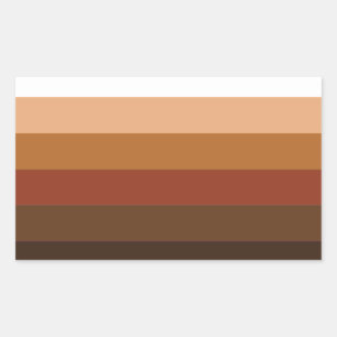 Adesivo Retangular Pessoas do Orgulho de Cores