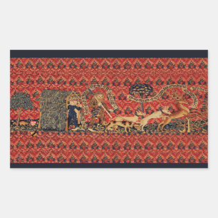 Adesivo Retangular Pessoas SELVAGENS EM CAÇA DE CERVEJA, Animais, Flo