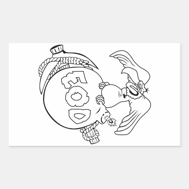 Adesivo Retangular Picada de Canonball Aurora (Frente)