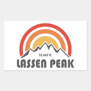 Adesivo Retangular Pico de Lassen