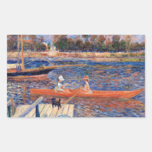 Adesivo Retangular Pierre-Auguste Renoir - O Sena em Argenteuil