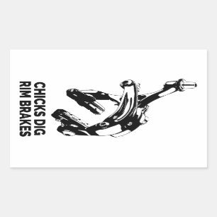 Adesivo Retangular Pintinhos De Travões De Corrente