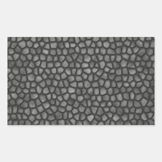 Adesivo Retangular Piso de pedra (Frente)