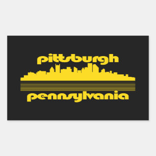 Adesivo Retangular Pittsburgh Pensilvânia