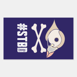 Adesivo Retangular Pittsburgh Puffins #STBD