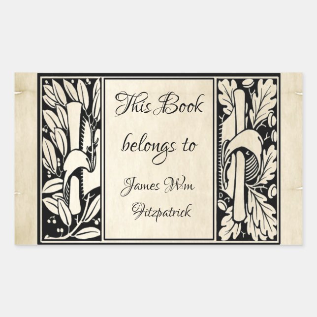 Adesivo Retangular Placa de segurança de perfuração de rico (Frente)