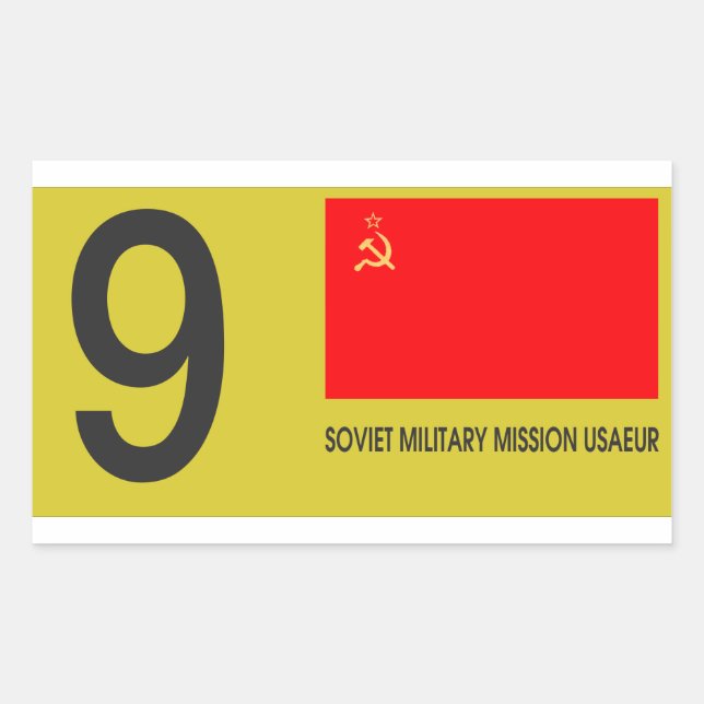 Adesivo Retangular Placa SOXMIS (Frente)