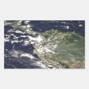 Adesivo Retangular Planeta Terra