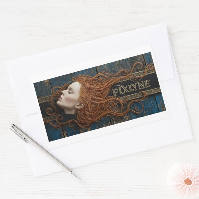 Adesivo Retangular Plumita Voladora Sticker Sheet (Envelope)