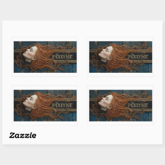 Adesivo Retangular Plumita Voladora Sticker Sheet