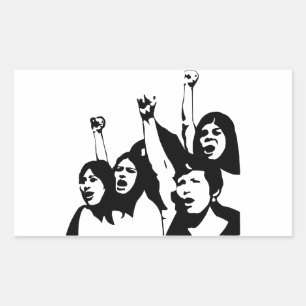 Adesivo Retangular Poder das mulheres