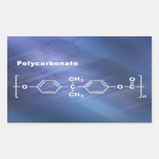 Adesivo Retangular Policarbonato PC Lexan