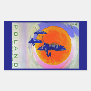 Adesivo Retangular Polônia