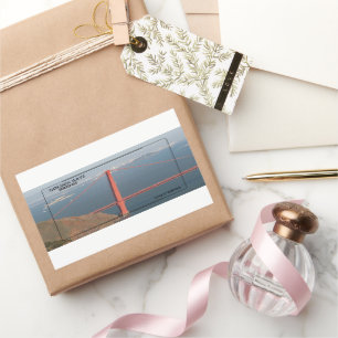 Adesivo Retangular Ponte Golden Gate