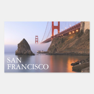 Adesivo Retangular Ponte Golden Gate São Francisco Califórnia