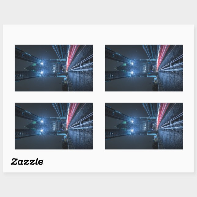 Adesivo Retangular Ponte Torre de Londres (Folha)