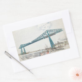 Adesivo Retangular Ponte Transportadora de Middlesbrough