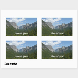 Adesivo Retangular Ponto de Inspiração no Parque Nacional de Yosemite