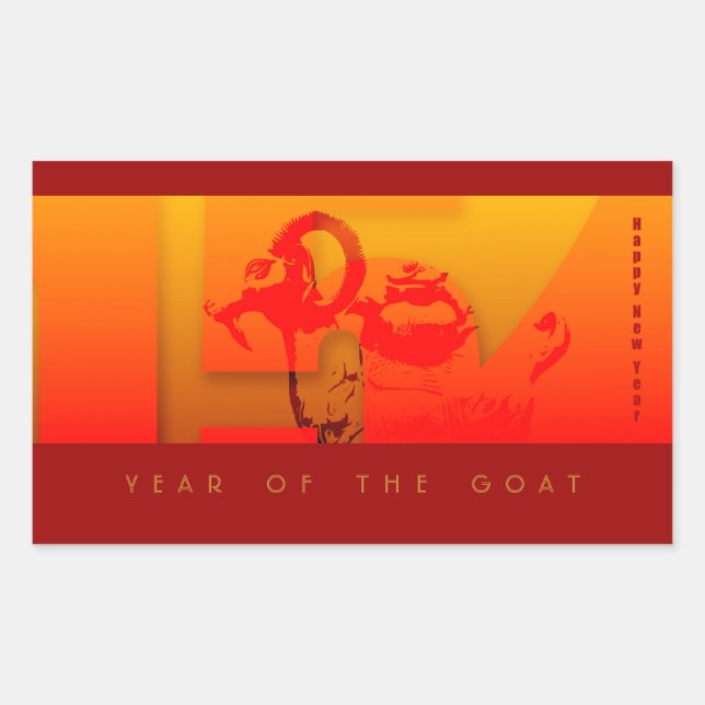 Adesivo Retangular Pop 2015 Ram Ovino - Stickers (Frente)