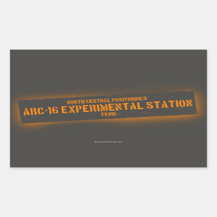 Adesivo Retangular Positronics central norte