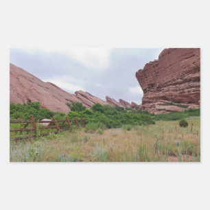 Adesivo Retangular Posto Comercial Trail Rock Landmarks