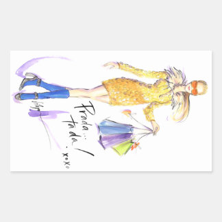 Adesivo Retangular Prada Ta Da!