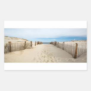 Adesivo Retangular Praia quieta
