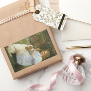 Adesivo Retangular Prazer da Esperança por William Henry Gore