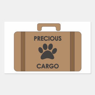 Adesivo Retangular Precioso Cargo Sticker for Pet Lovers