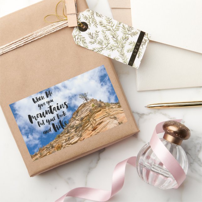 Adesivo Retangular Prepare-se para explorar (Presentear)