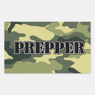 Adesivo Retangular Prepper Camo